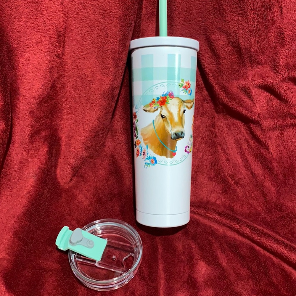 Pioneer Woman Cow 27oz Tumbler